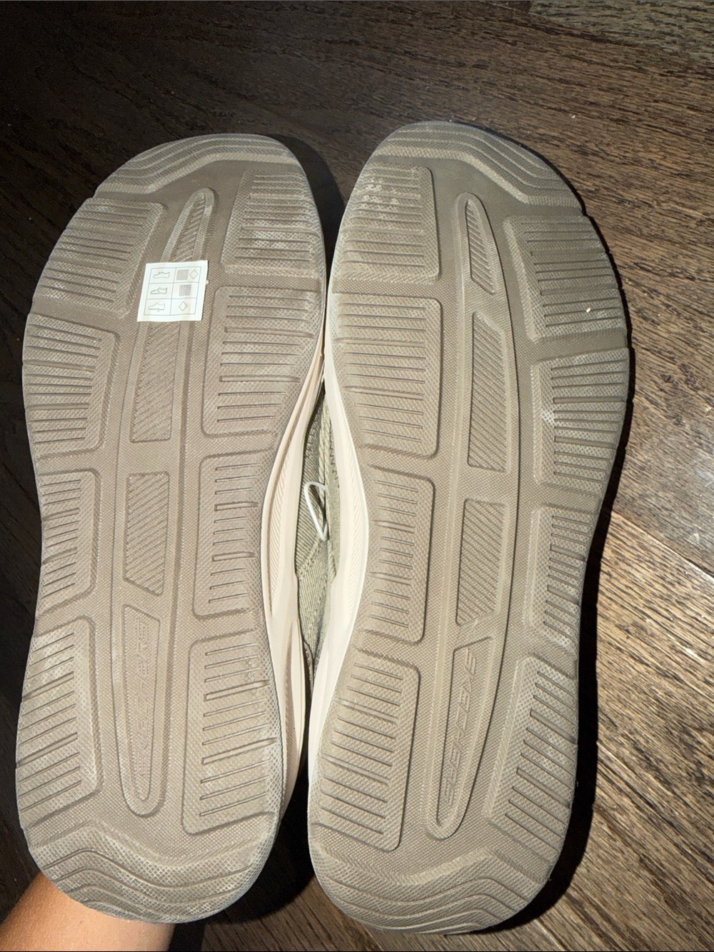 Skechers Hands Free Slip-ins Memory Foam Canvas Boat Shoes Taupe NWT size 10 - Picture 5 of 5